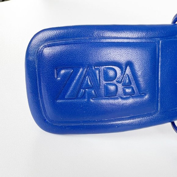 Zara Leather Lace Up Heeled Strappy Sandals High Heel Stiletto Sexy 90s Y2K - 9 - Picture 10 of 13